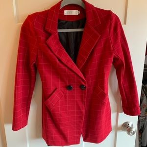 Red blazer